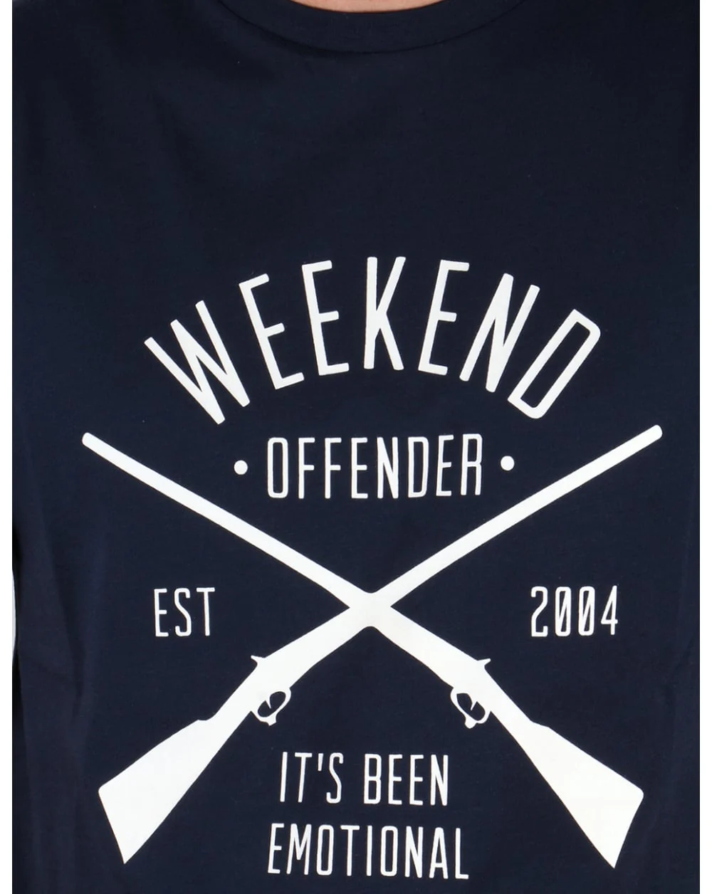 Weekend Offender Rifles T-shirt Navy - Image 2