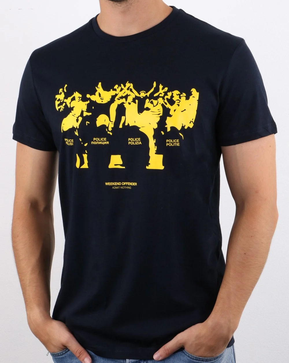 Weekend Offender Riot T-shirt Navy