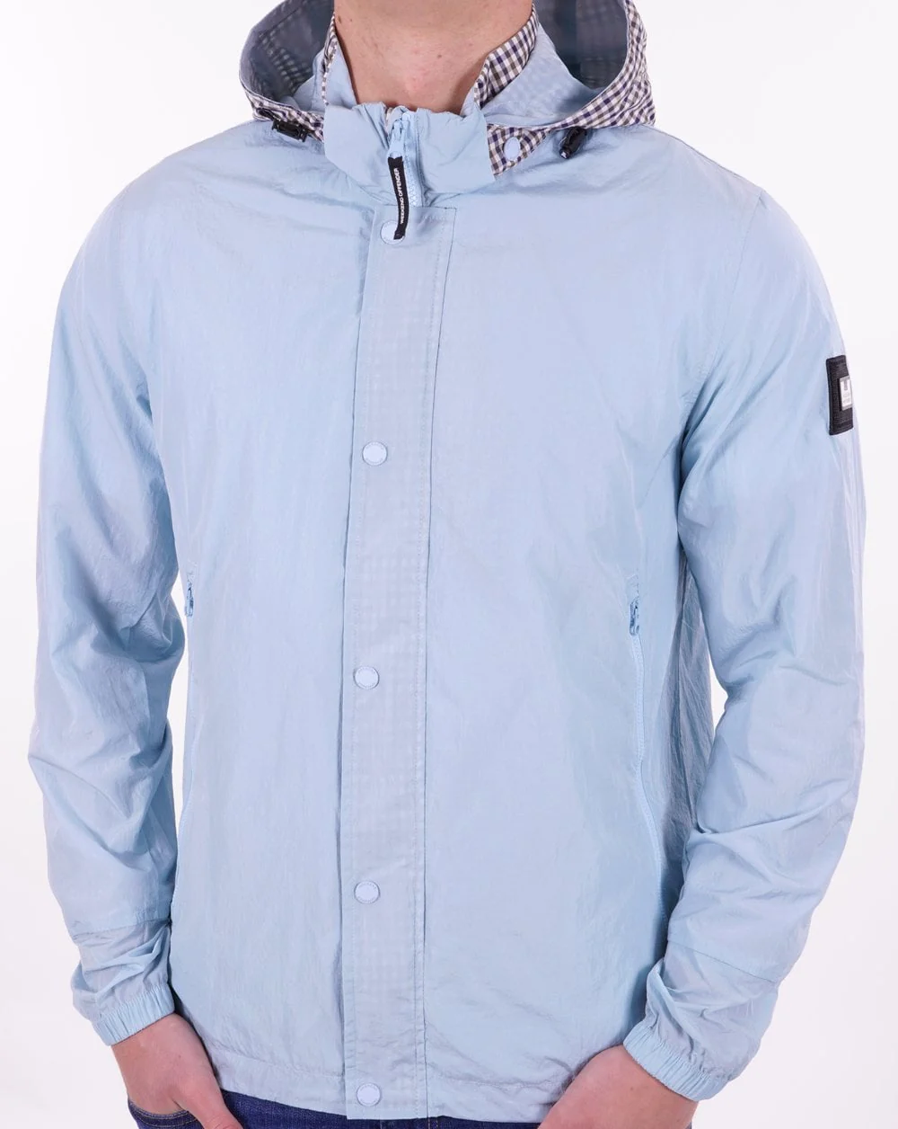 Weekend Offender Saunders Jacket Sky Blue