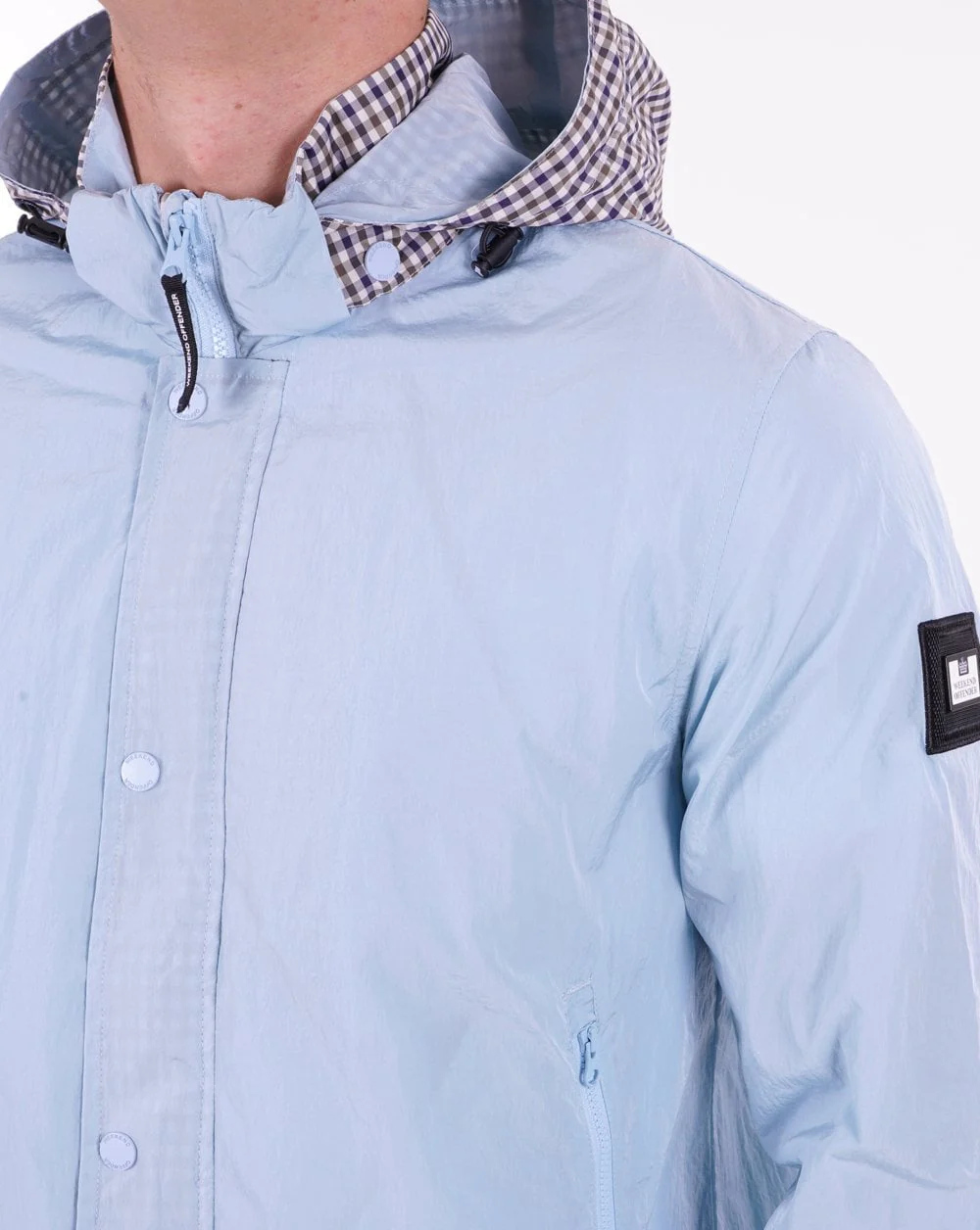 Weekend Offender Saunders Jacket Sky Blue - Image 2