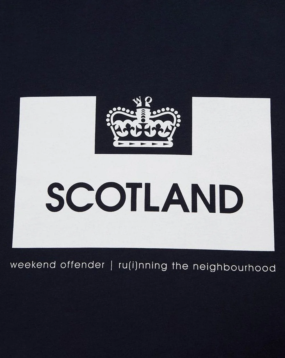 Weekend Offender Scotland City Series Euro T-shirt Navy - Image 2