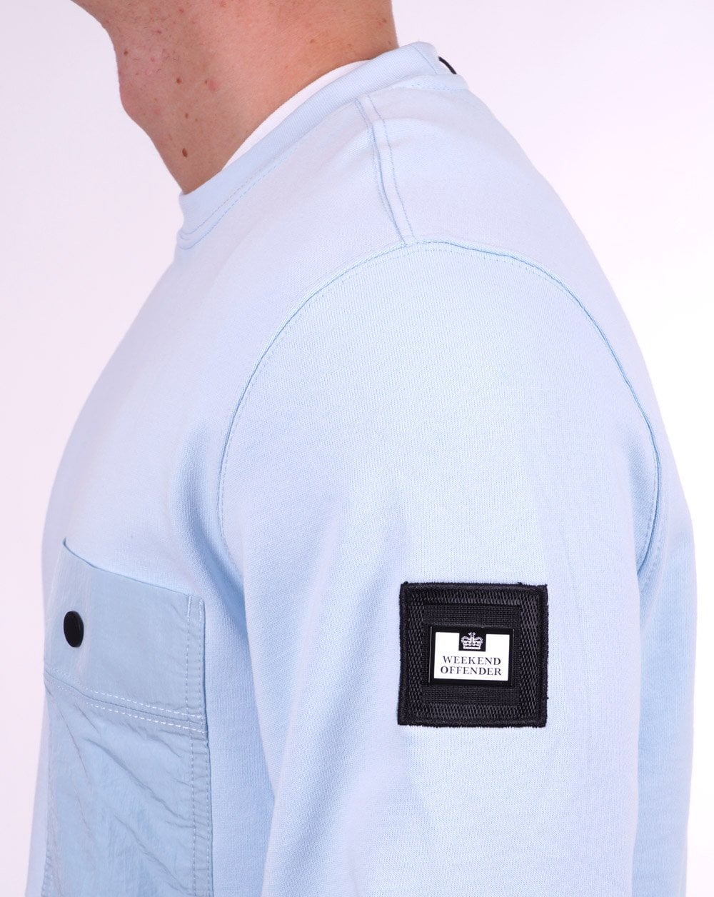 Weekend Offender Sirenko Sweatshirt Sky Blue - Image 2