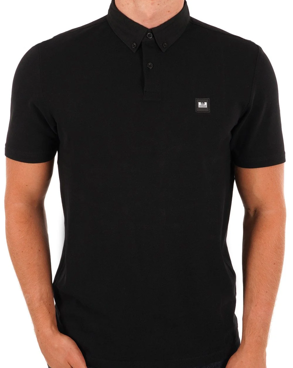 Weekend Offender Smarter Polo Shirt Black - Image 3