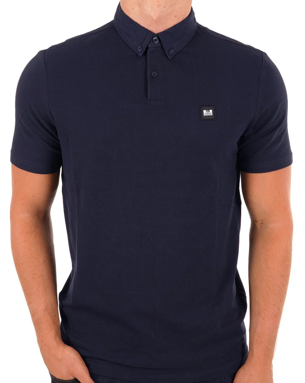 Weekend Offender Smarter Polo Shirt Navy - Image 3