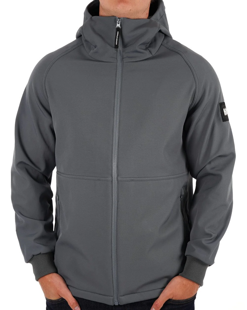 Weekend Offender Softshell Jacket Zinc - Image 2