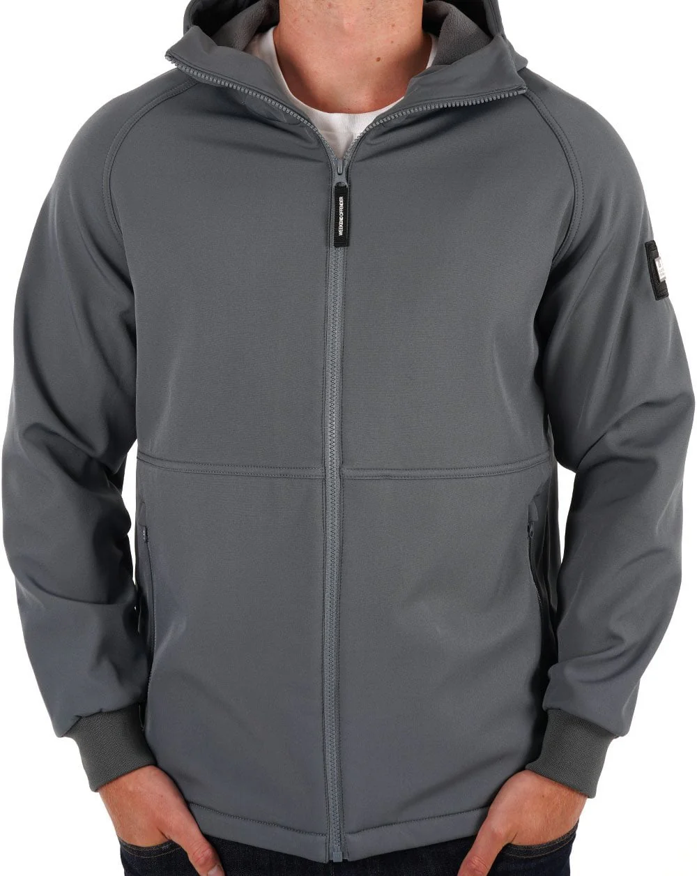 Weekend Offender Softshell Jacket Zinc - Image 3