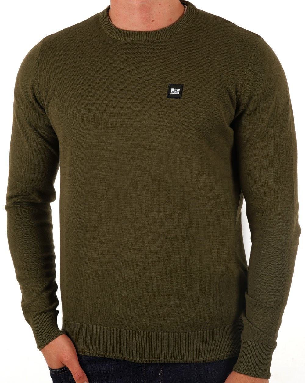 Weekend Offender Solace Knit Jumper Dark Green