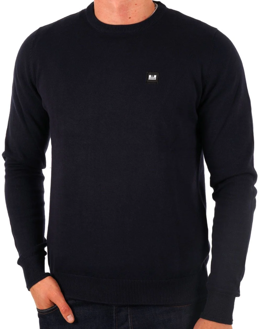 Weekend Offender Solace Knit Jumper Navy