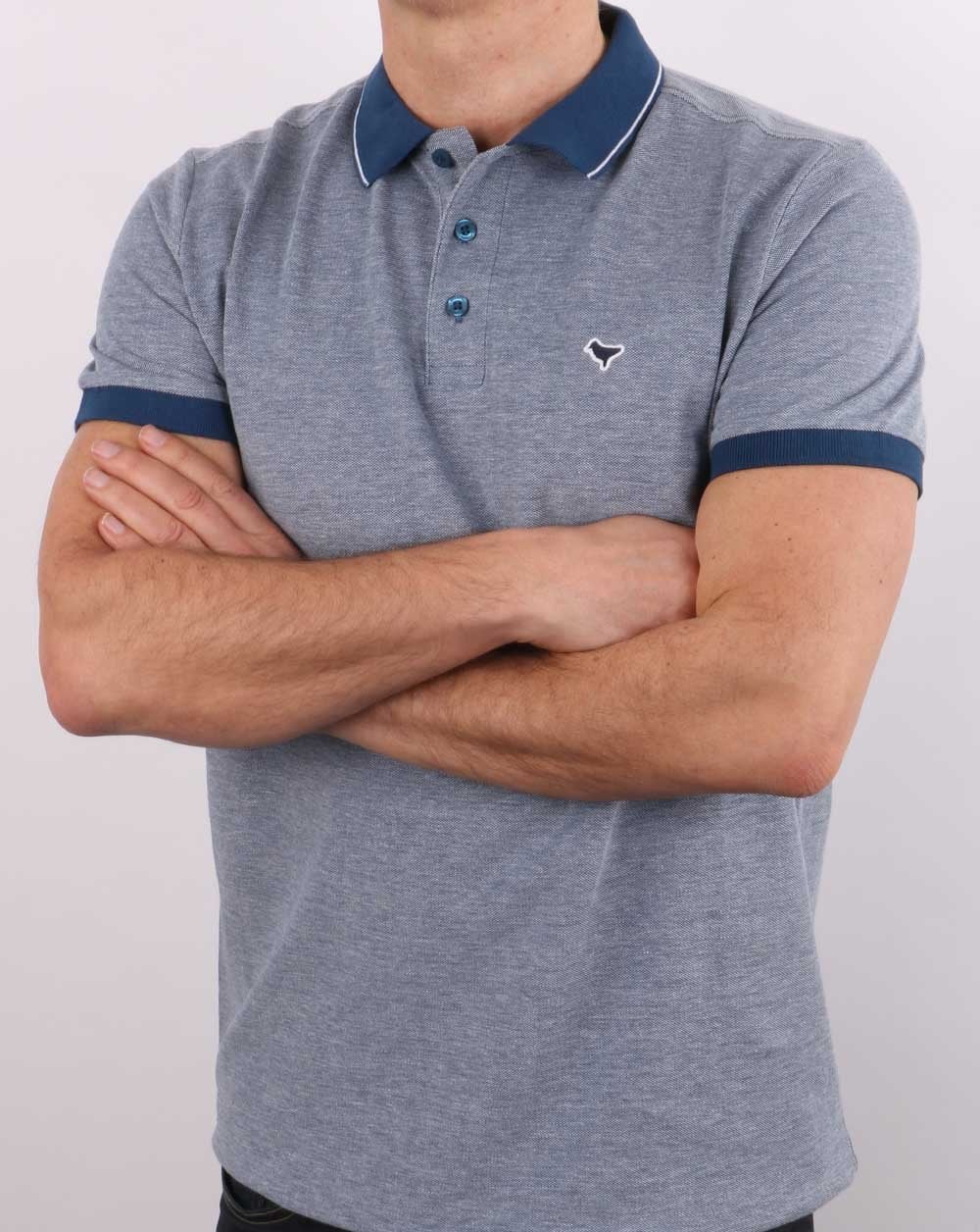 Weekend Offender Sonny Polo Shirt Agean - Image 3