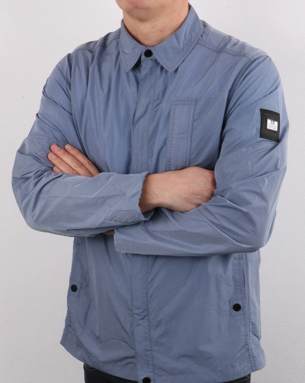 Weekend Offender Sorvino Jacket Steel Blue - Image 3