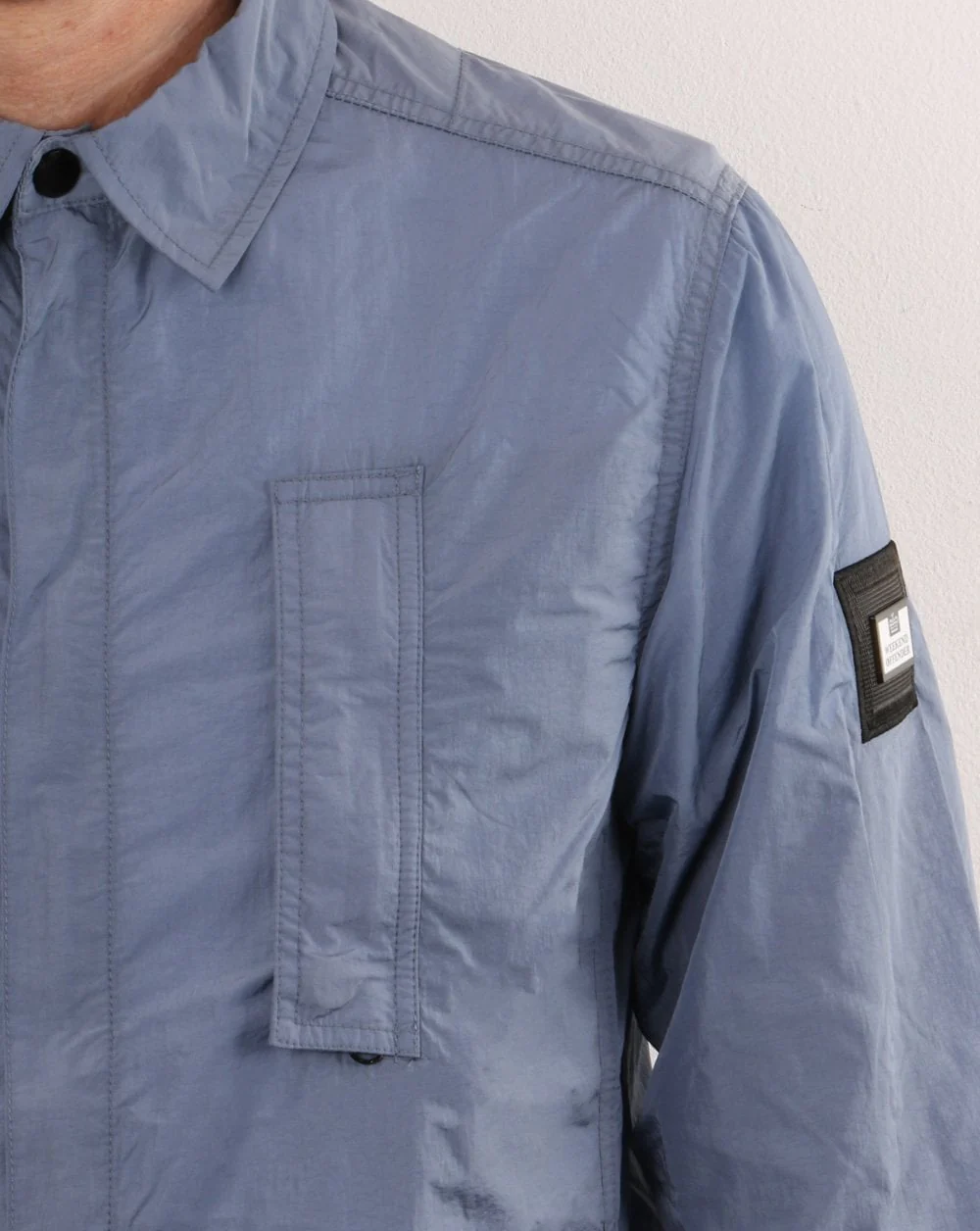Weekend Offender Sorvino Jacket Steel Blue - Image 4