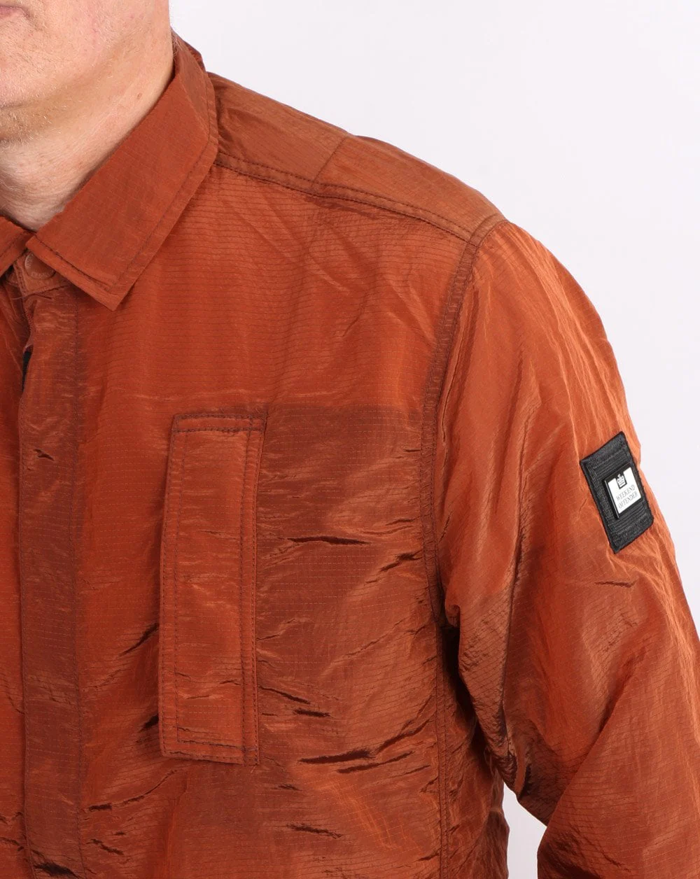 Weekend Offender Sorvino Overshirt Bronze - Image 3