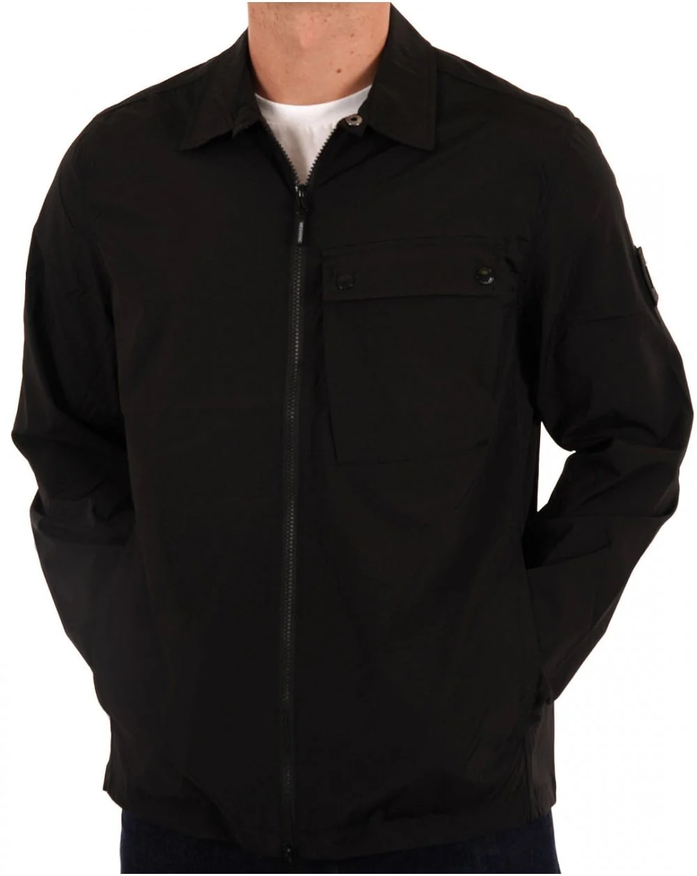 Weekend Offender Southbank Overshirt Black - Image 3