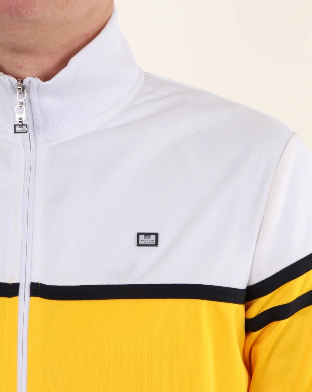 Weekend Offender Steinbeck Track Top Lemon - Image 2