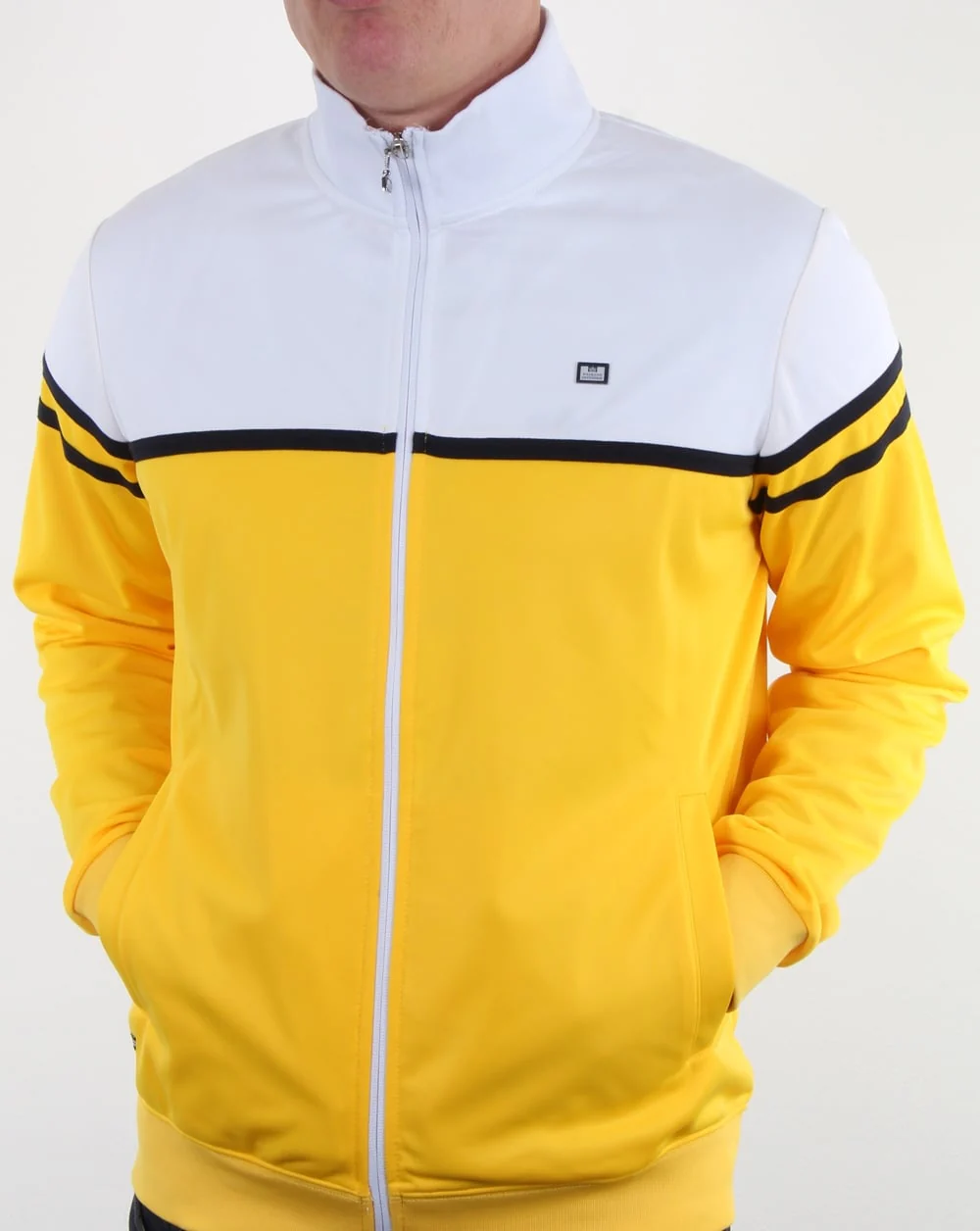 Weekend Offender Steinbeck Track Top Lemon - Image 3