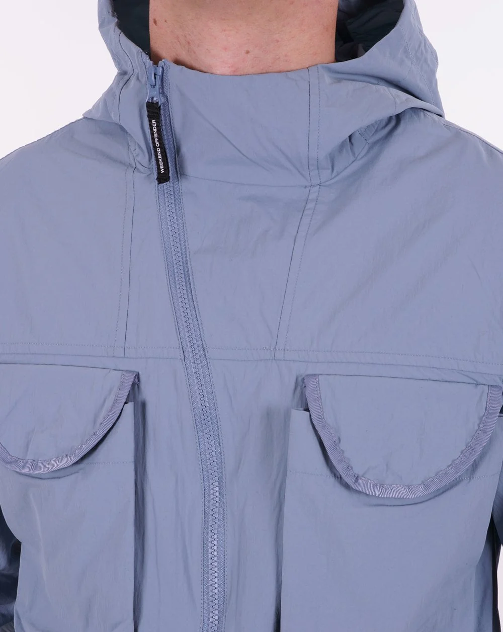 Weekend Offender Takam Jacket Slate Blue - Image 2
