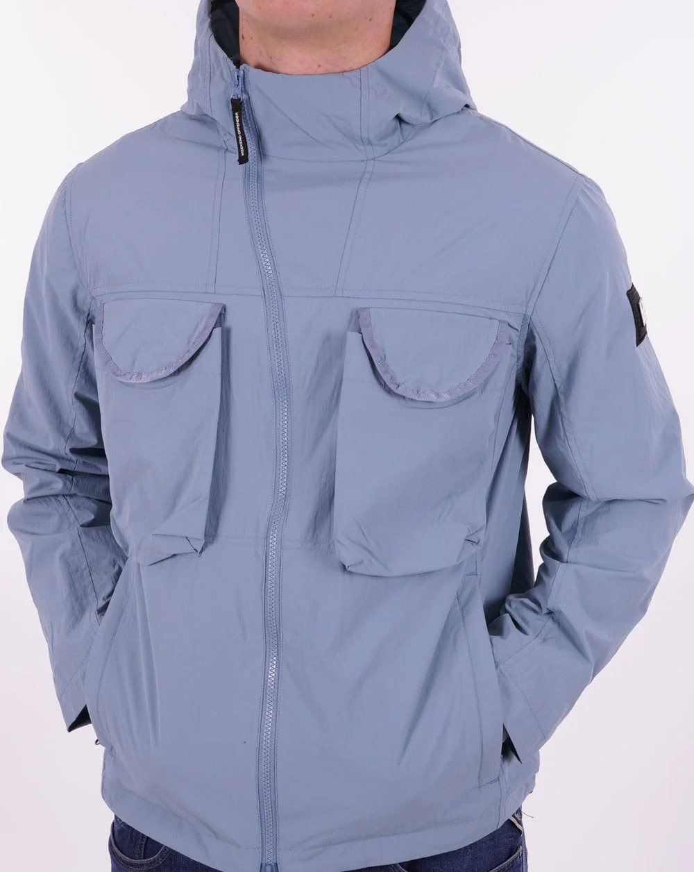 Weekend Offender Takam Jacket Slate Blue - Image 4