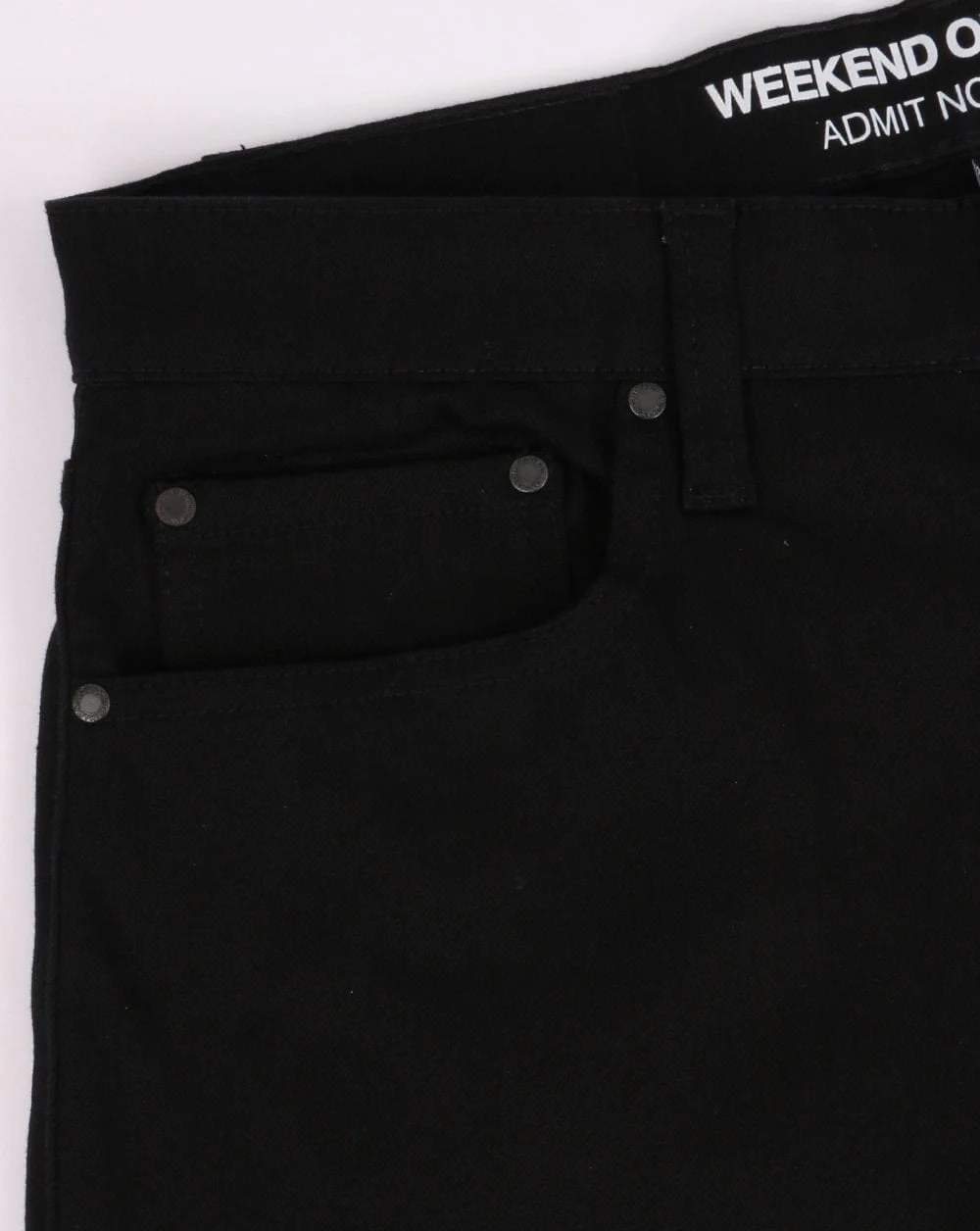 Weekend Offender Tapered Fit Jeans Black - Image 4
