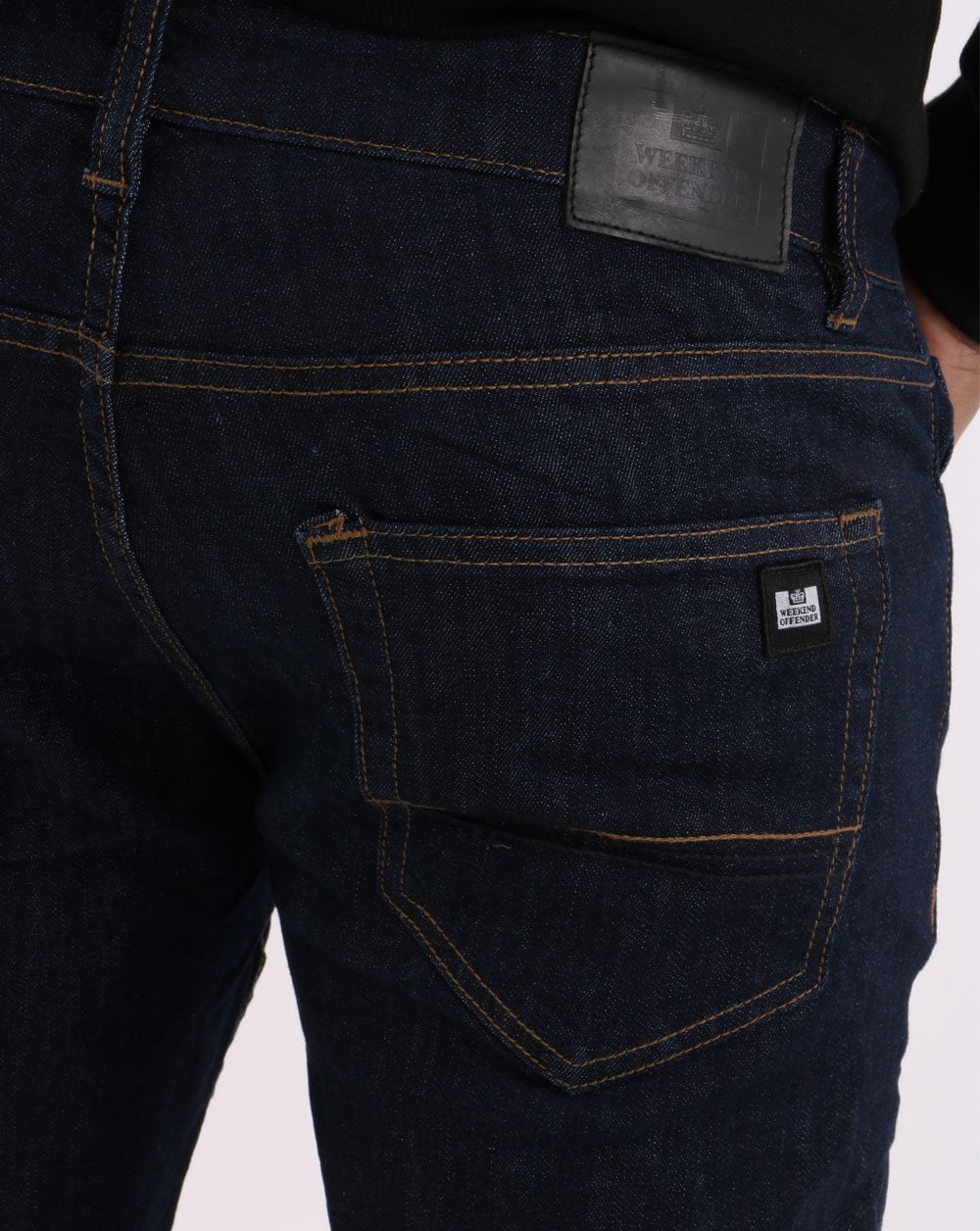 Weekend Offender Tapered Fit Jeans Dark Rinse - Image 6