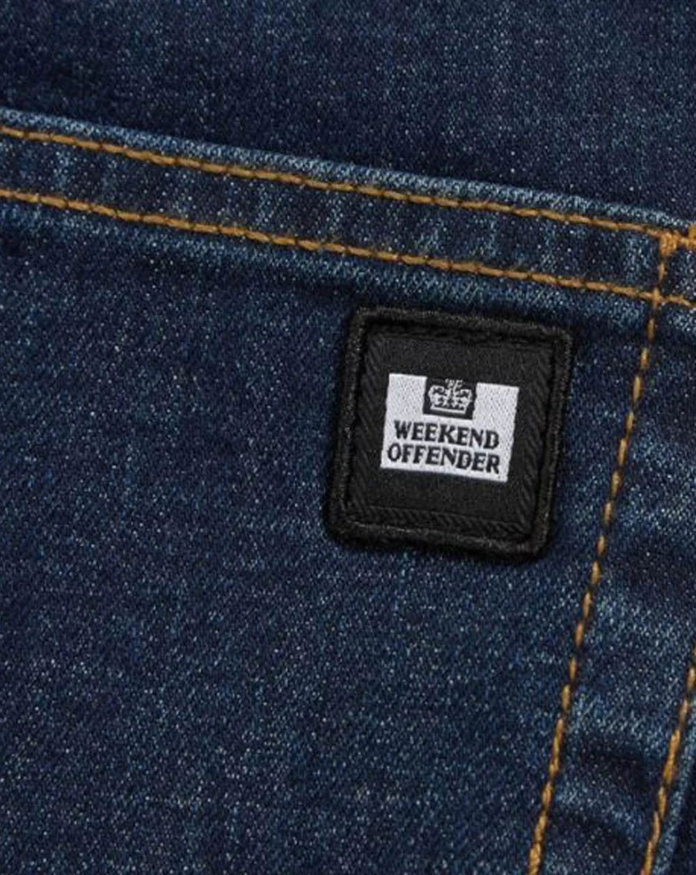 Weekend Offender Tapered Fit Jeans Dark Vintage - Image 5