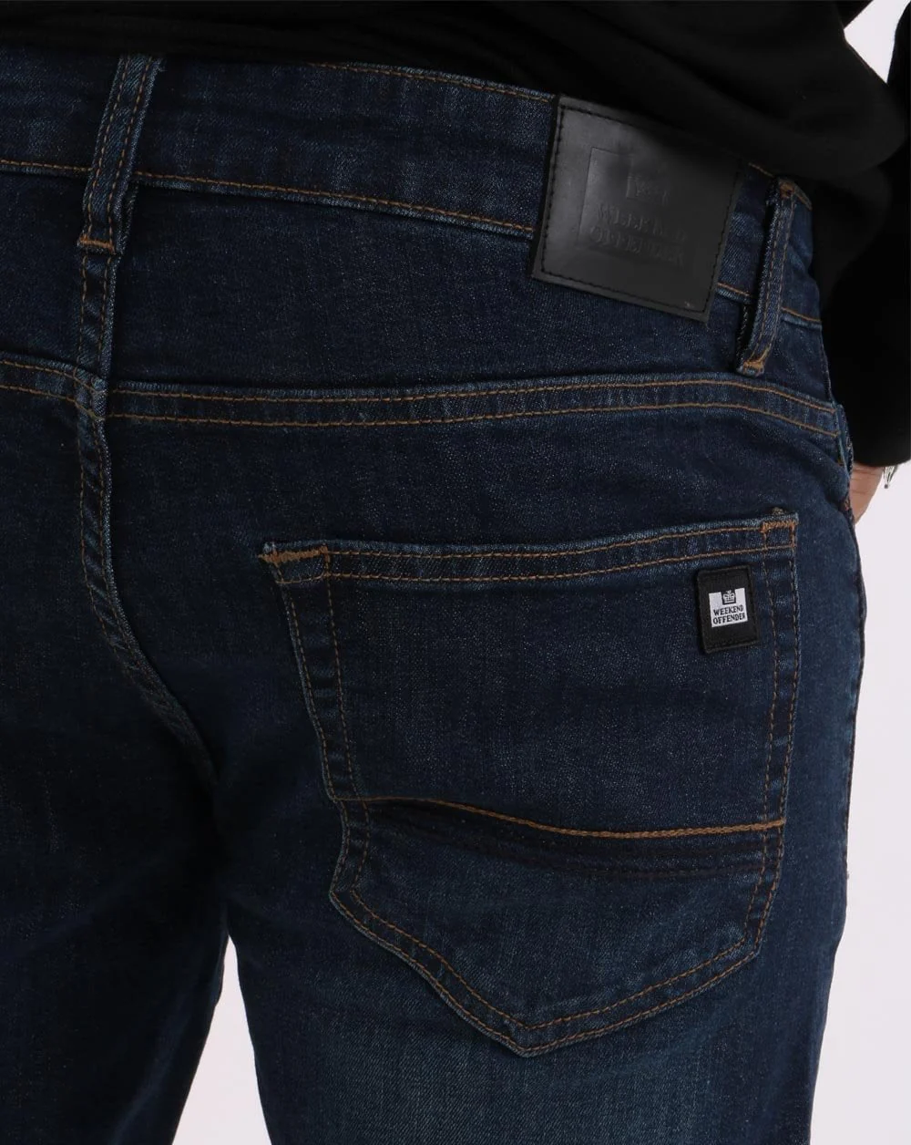 Weekend Offender Tapered Fit Jeans Dark Vintage - Image 7