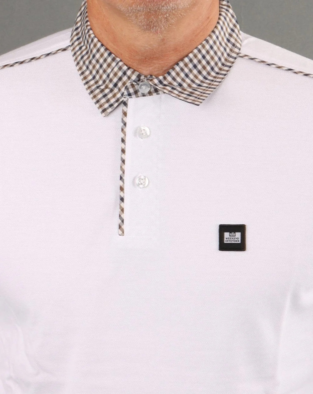 Weekend Offender Tavarez Polo Shirt White - Image 2