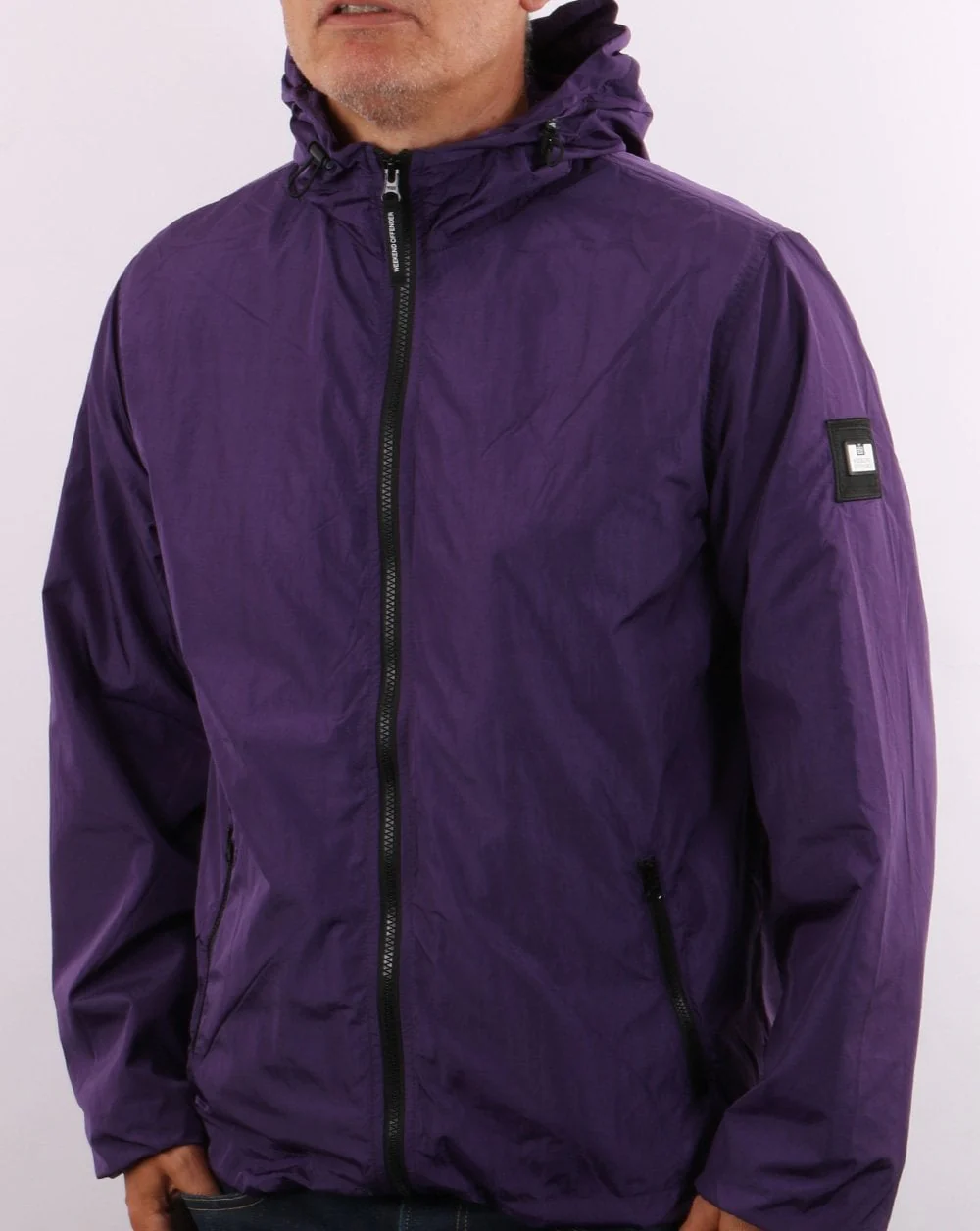Weekend Offender Technician Jacket Deep Purple - Image 4