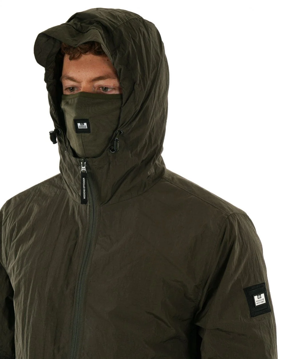 Weekend Offender Technician Jacket Khaki Green - Image 2