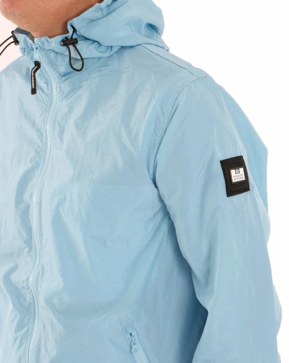 Weekend Offender Technician Jacket Sky Blue - Image 4