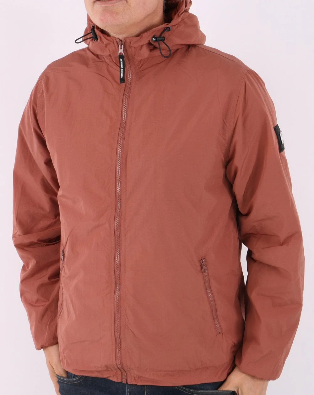 Weekend Offender Technician Jacket Terracotta - Image 5