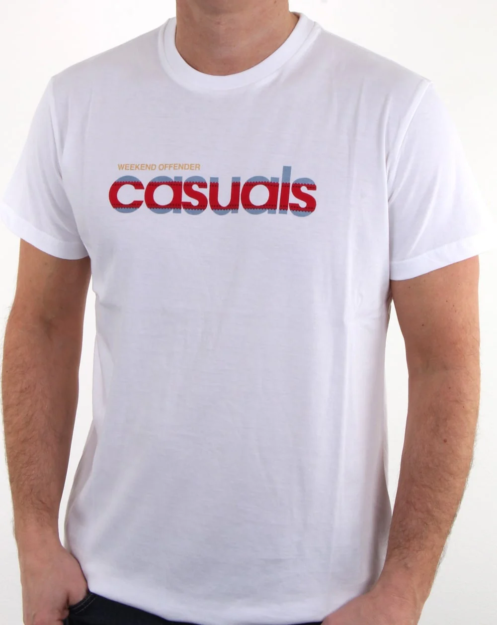Weekend Offender Terrace Casuals T Shirt White