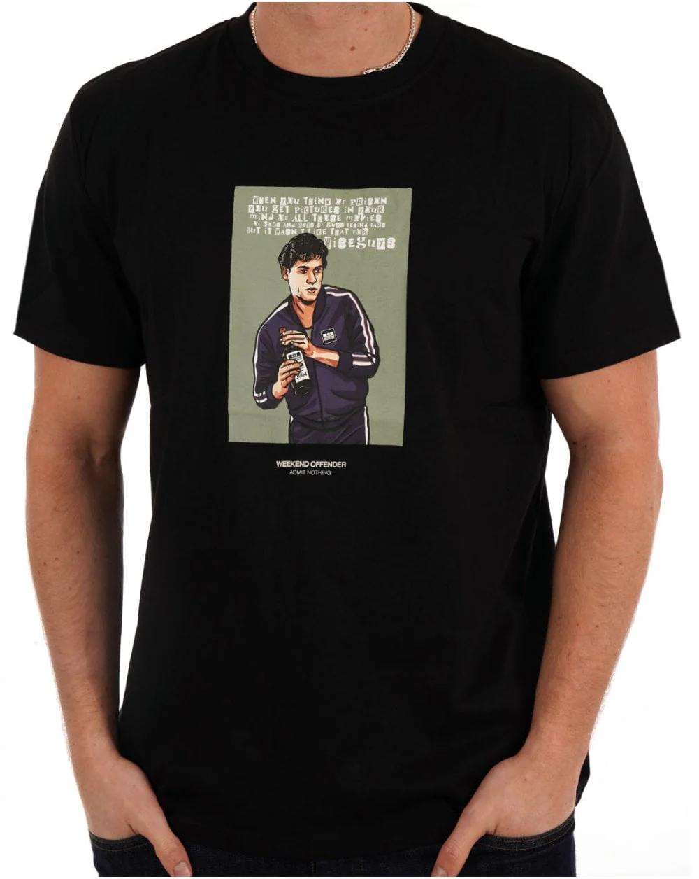 Weekend Offender The Joint T Shirt Black - Image 2