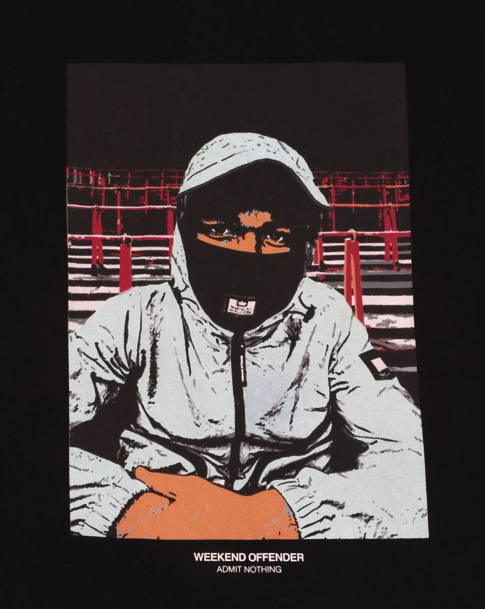 Weekend Offender The Terrace T-shirt Black - Image 2