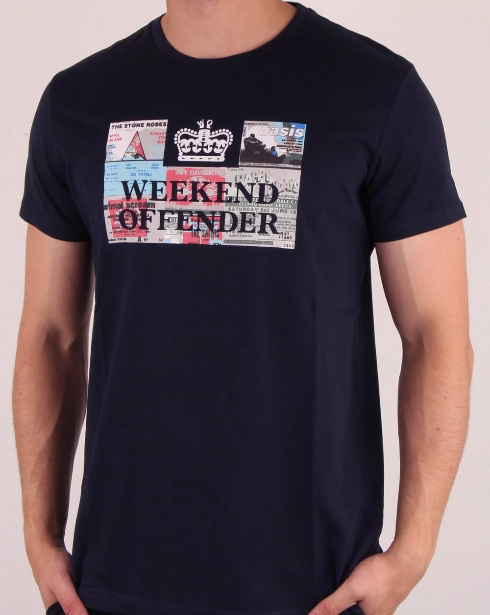 Weekend Offender Tickets T-shirt Navy