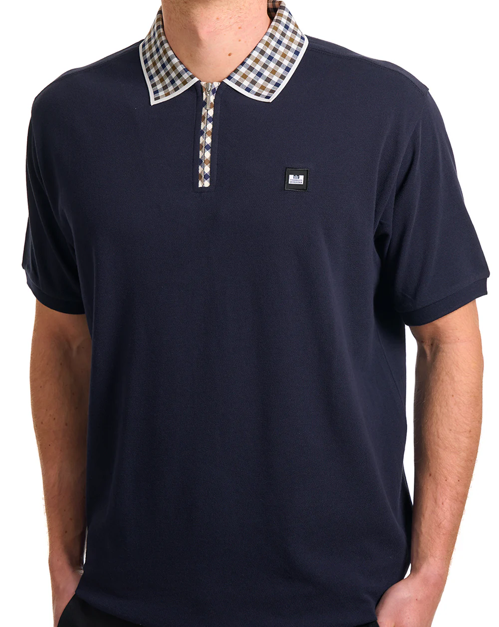 Weekend Offender Tipasa Polo Shirt Navy - Image 3