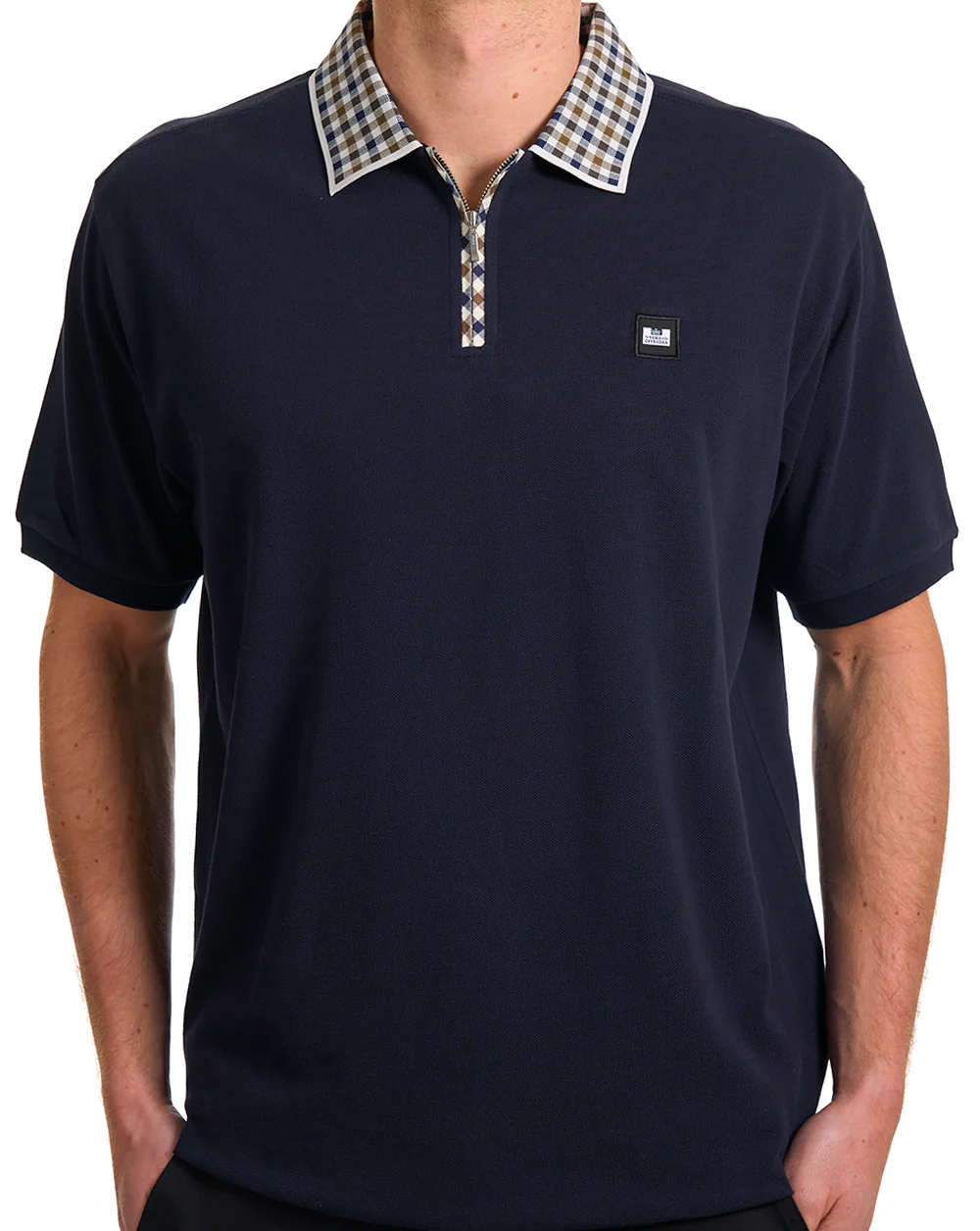 Weekend Offender Tipasa Polo Shirt Navy - Image 5