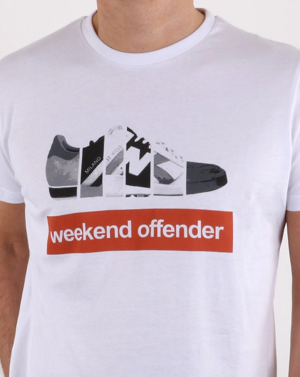 Weekend Offender Trainerspotting Tee White - Image 2