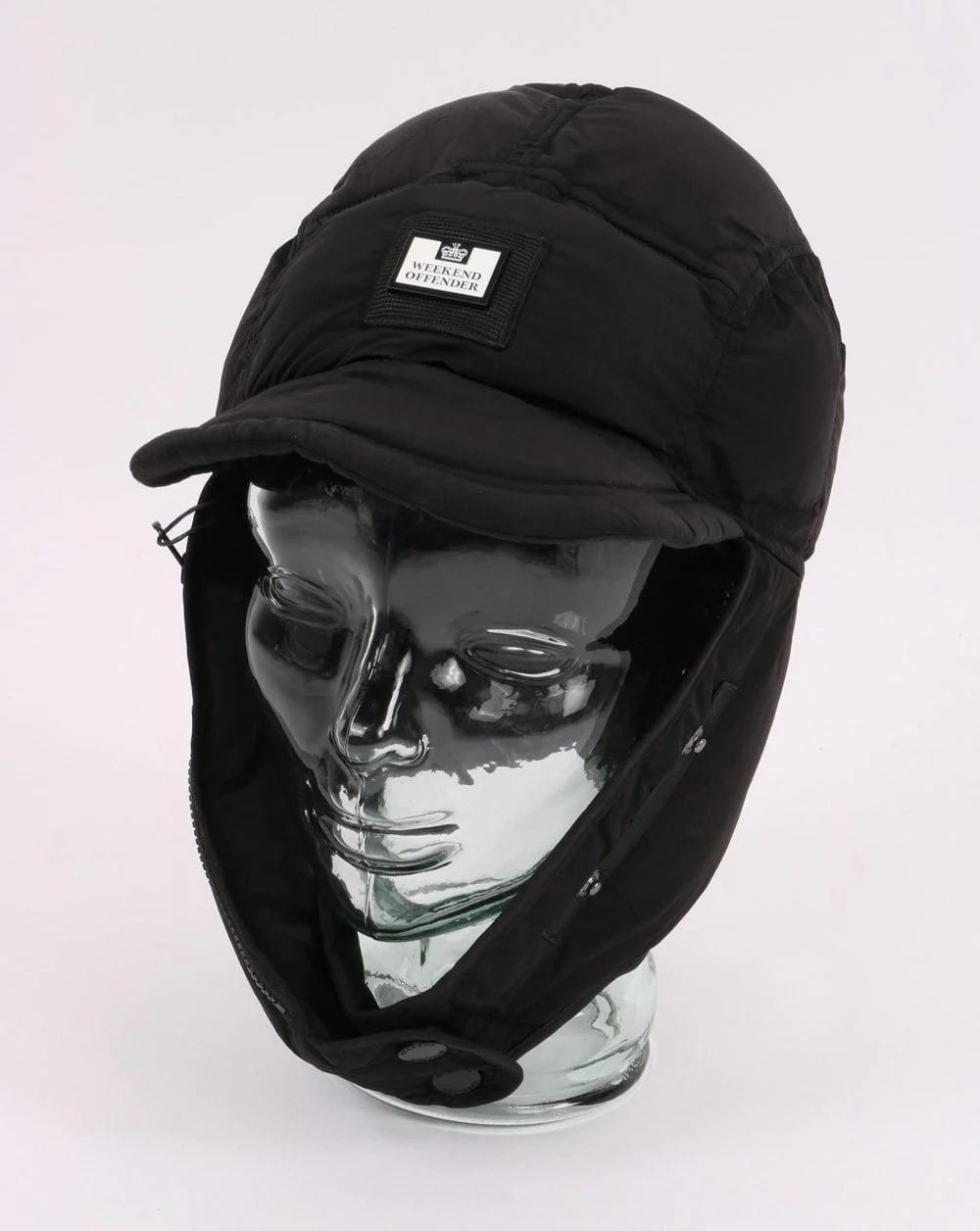 Weekend Offender Trapper Hat Black - Image 3