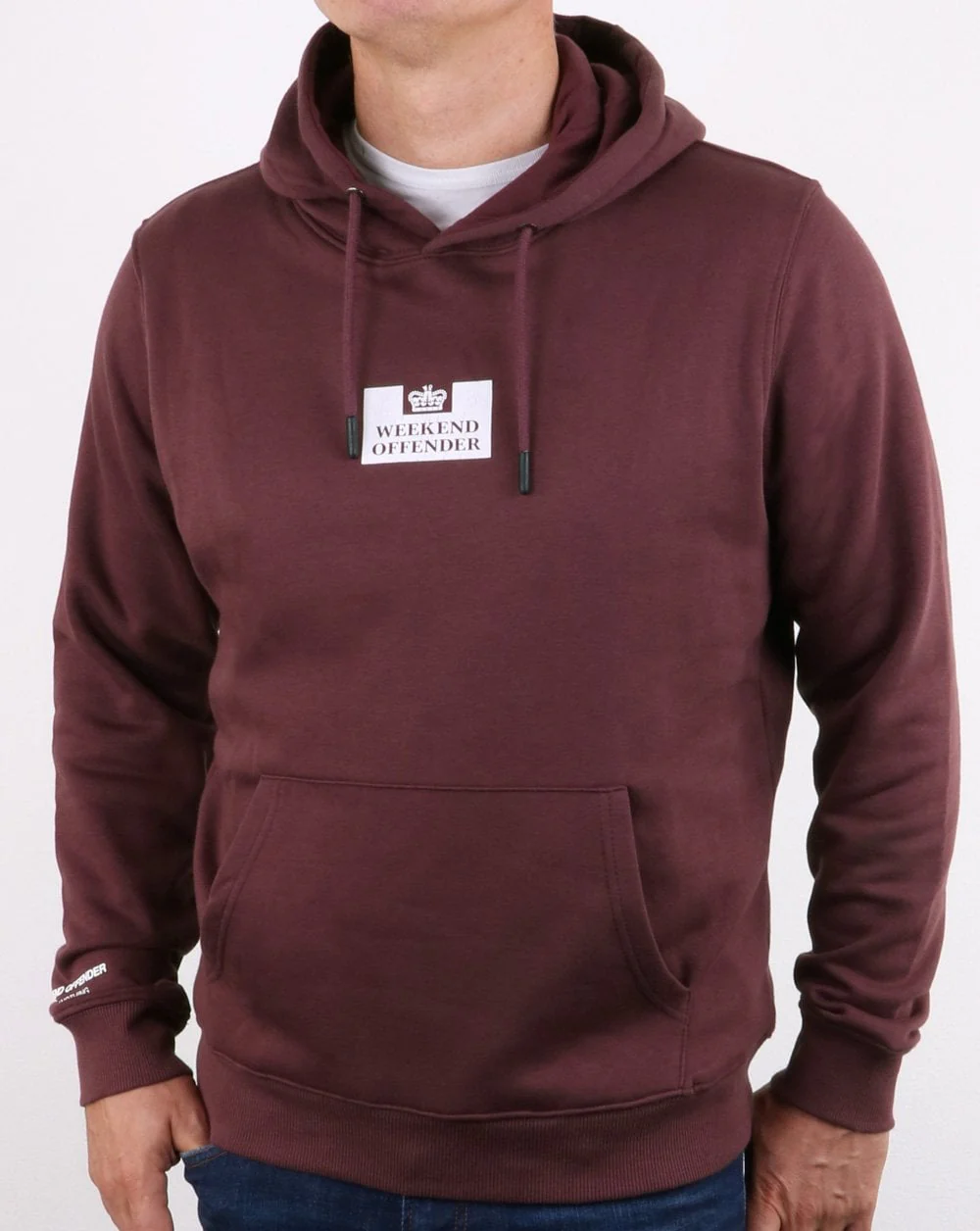 Weekend Offender Tunney Hoody Loganberry - Image 2