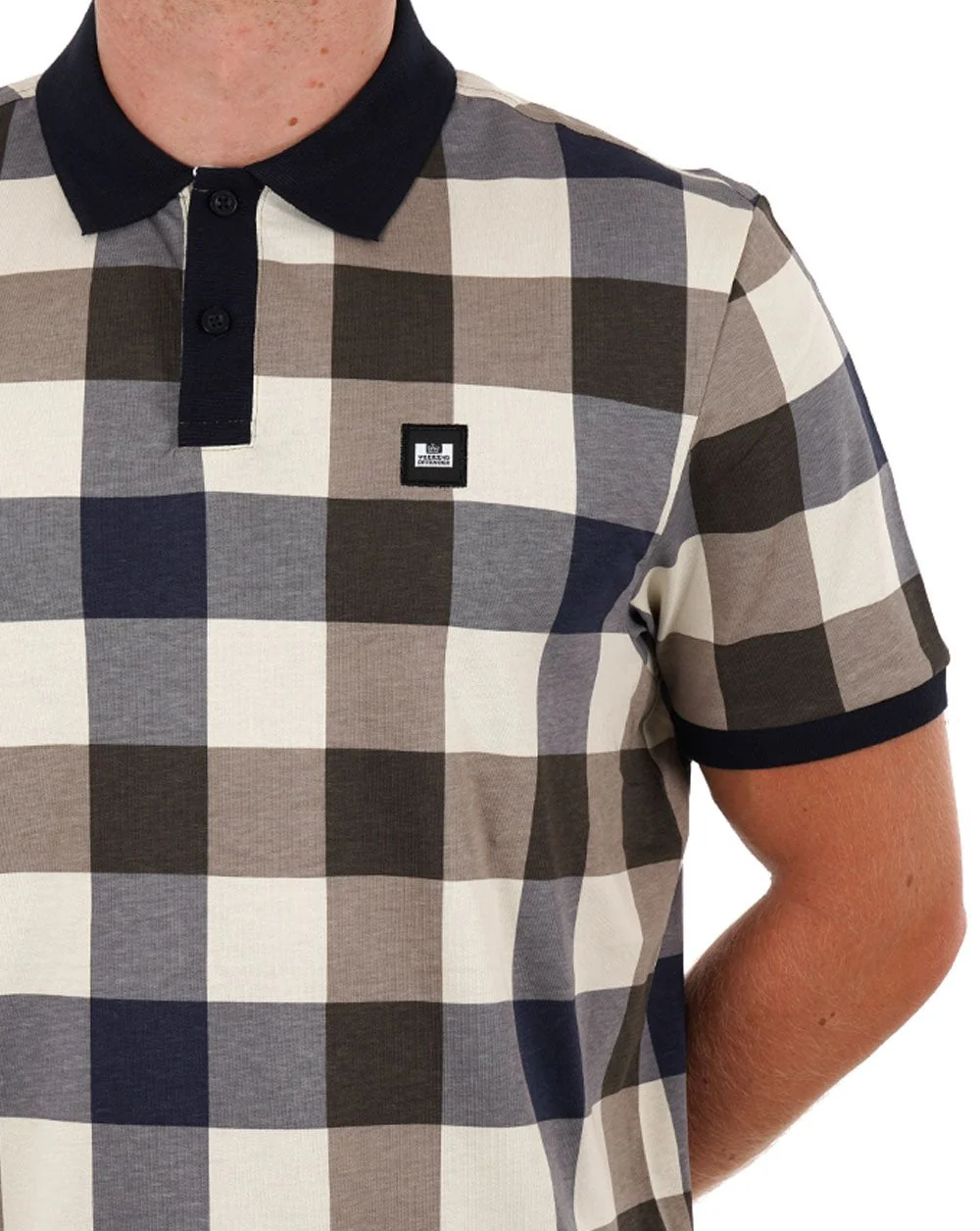 Weekend Offender Ulmen Polo Shirt Large House Check - Image 2