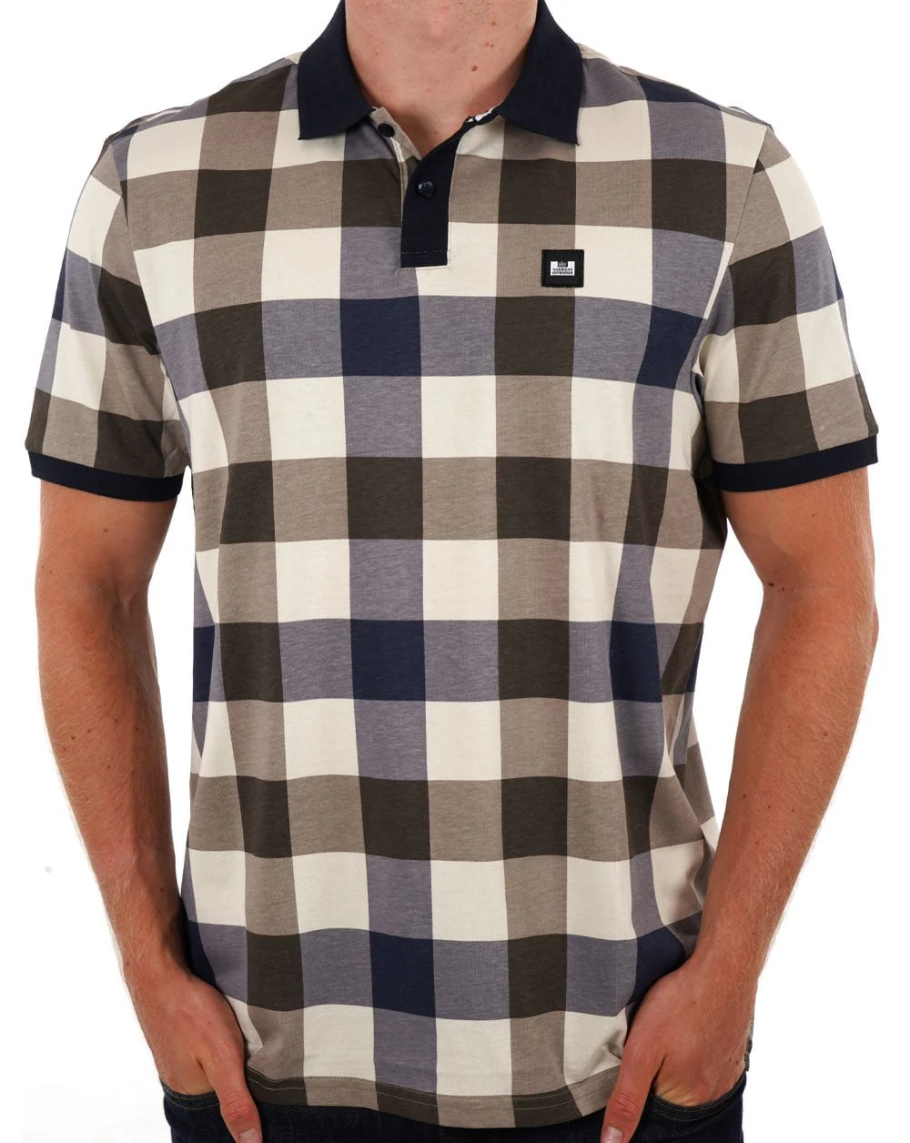 Weekend Offender Ulmen Polo Shirt Large House Check - Image 3