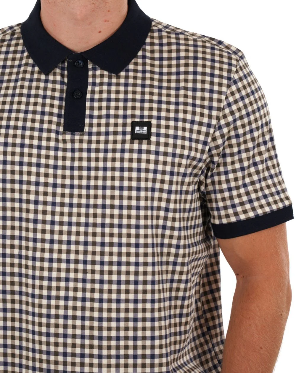 Weekend Offender Ulmen Polo Shirt Mid House Check - Image 2