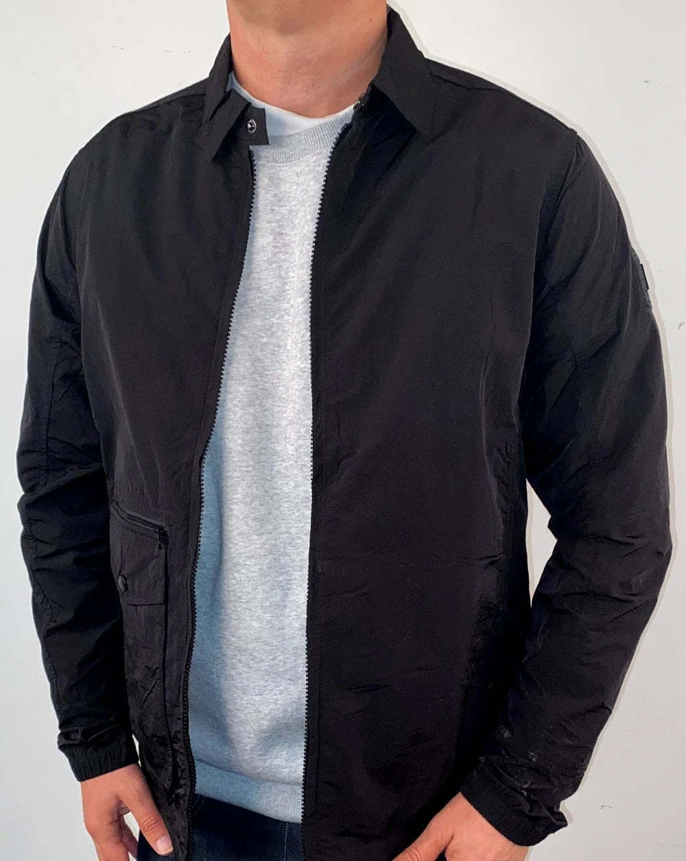 Weekend Offender Vinnie Overshirt Black - Image 4