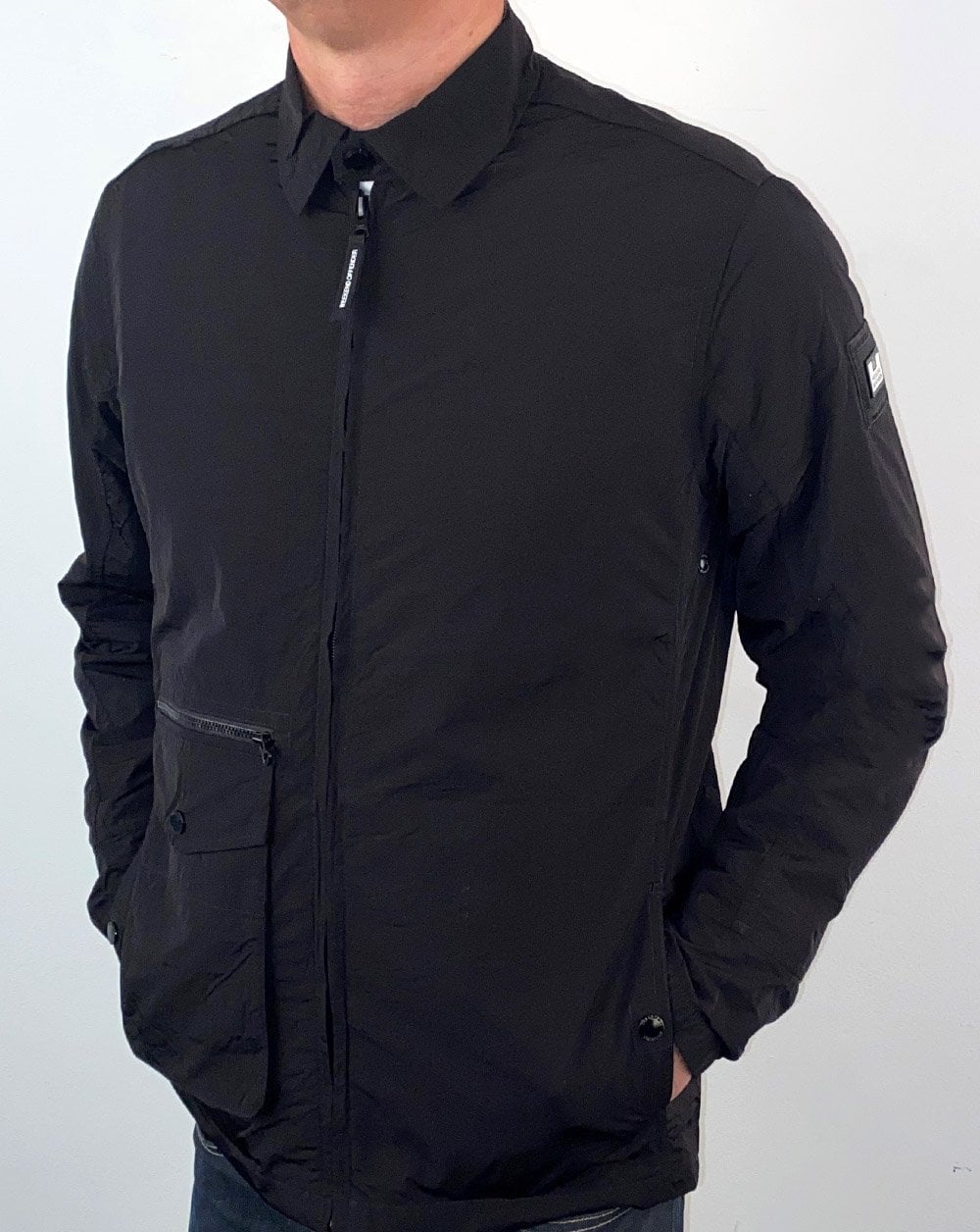 Weekend Offender Vinnie Overshirt Black - Image 5