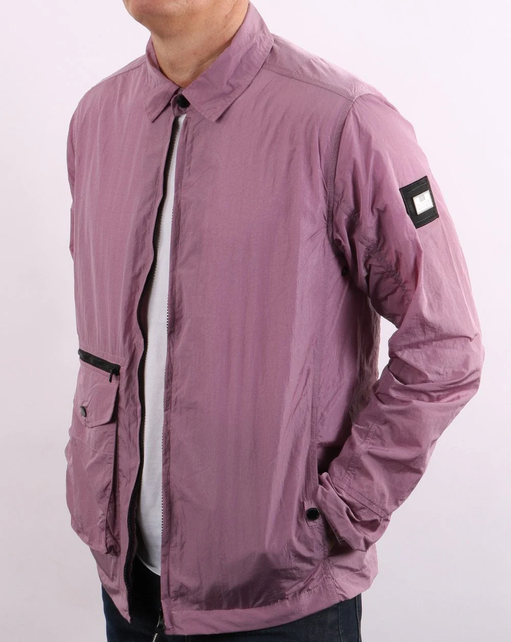 Weekend Offender Vinnie Overshirt Lilac Glow - Image 2