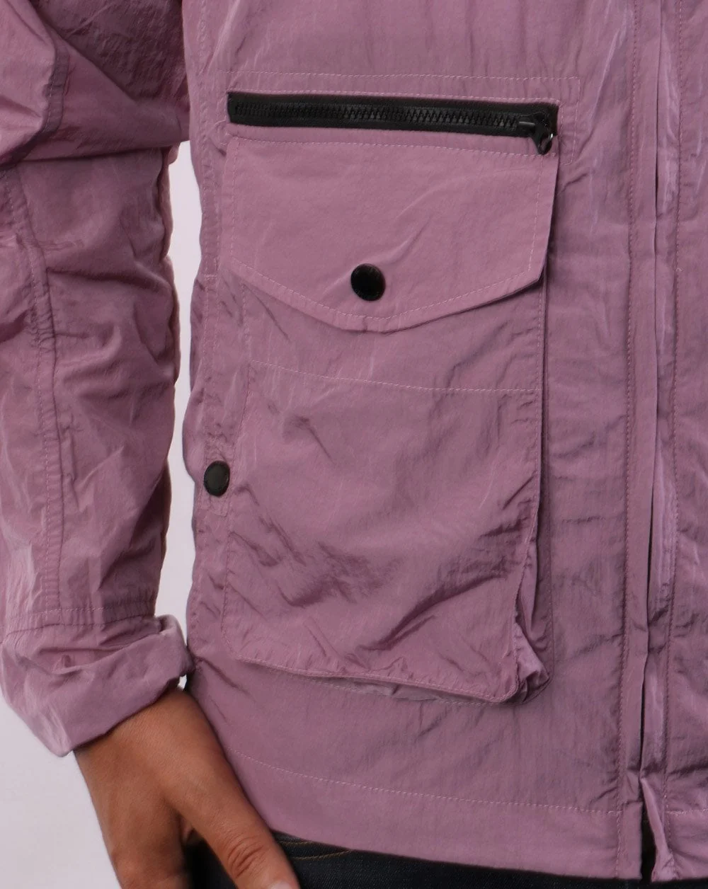 Weekend Offender Vinnie Overshirt Lilac Glow - Image 5