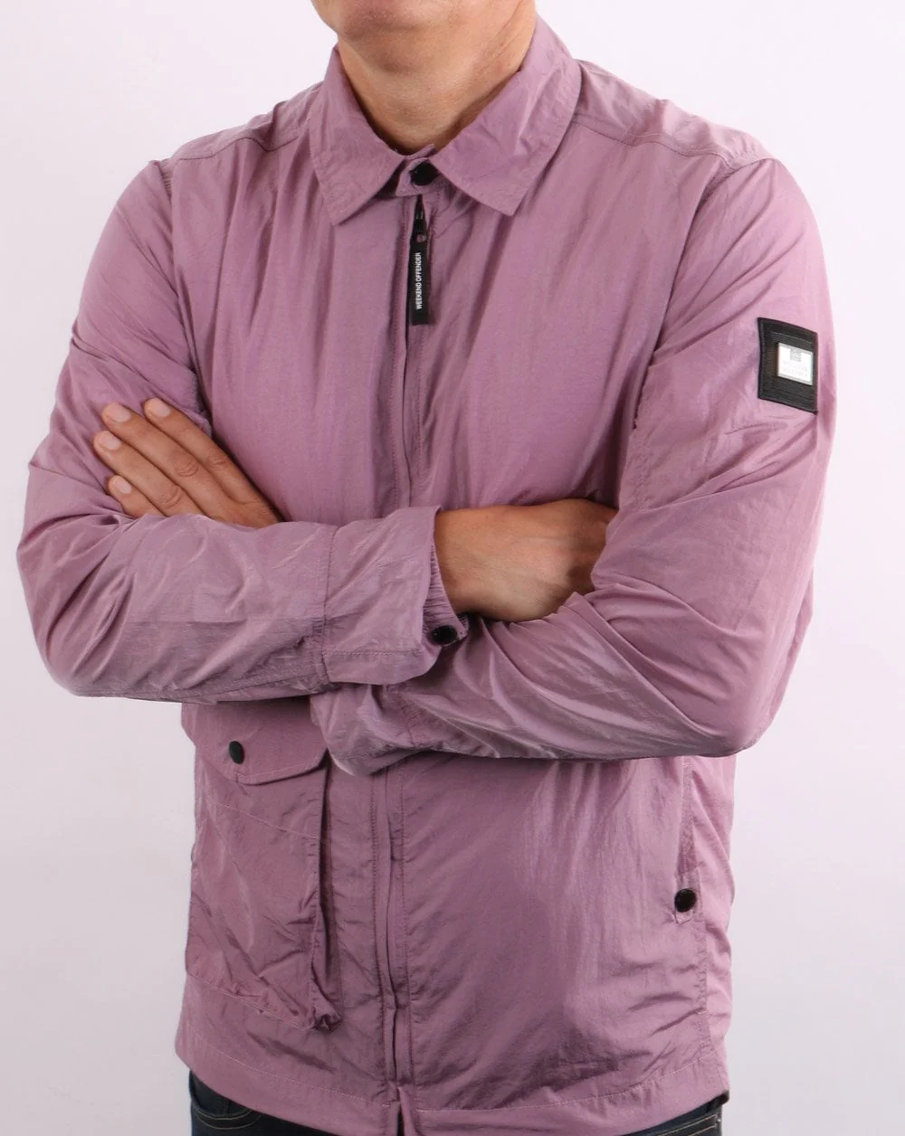 Weekend Offender Vinnie Overshirt Lilac Glow - Image 6