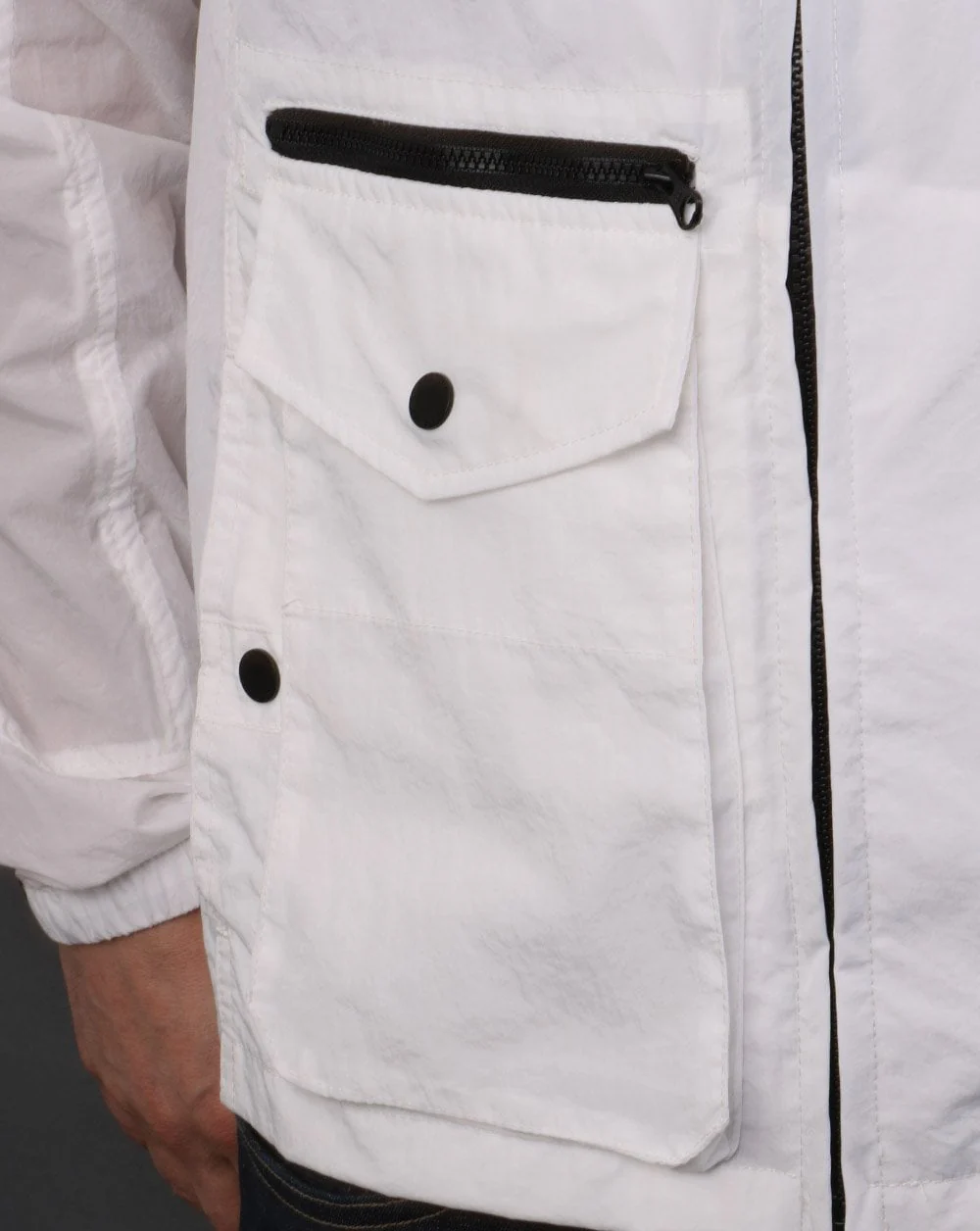 Weekend Offender Vinnie Overshirt White - Image 3