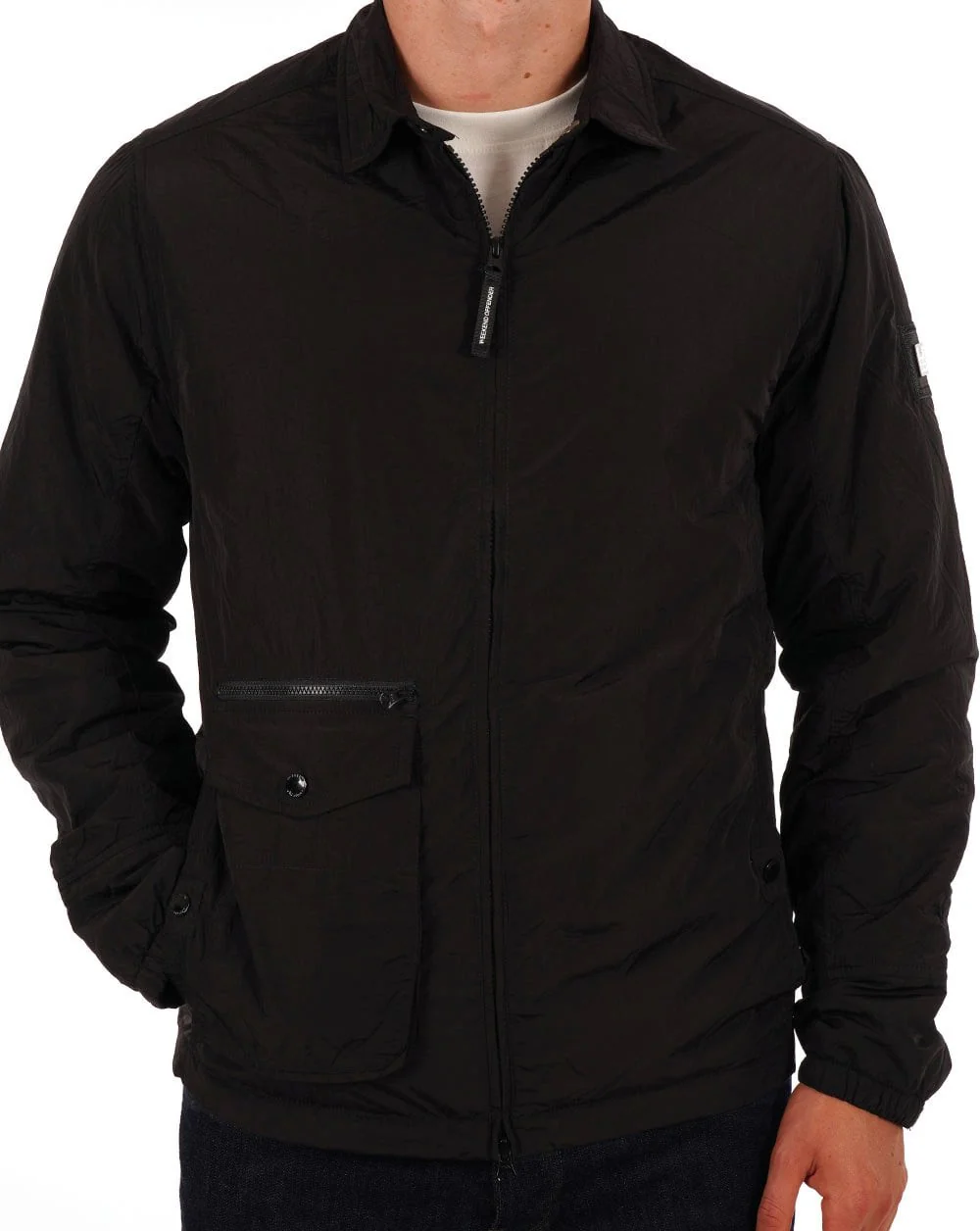 Weekend Offender Vinnie Thermo Overshirt Black - Image 3