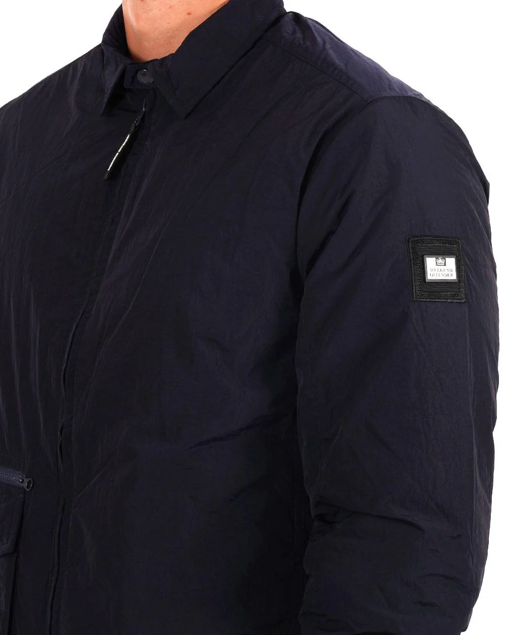 Weekend Offender Vinnie Thermo Overshirt Navy - Image 2
